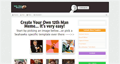 Desktop Screenshot of 12thmanmemes.com